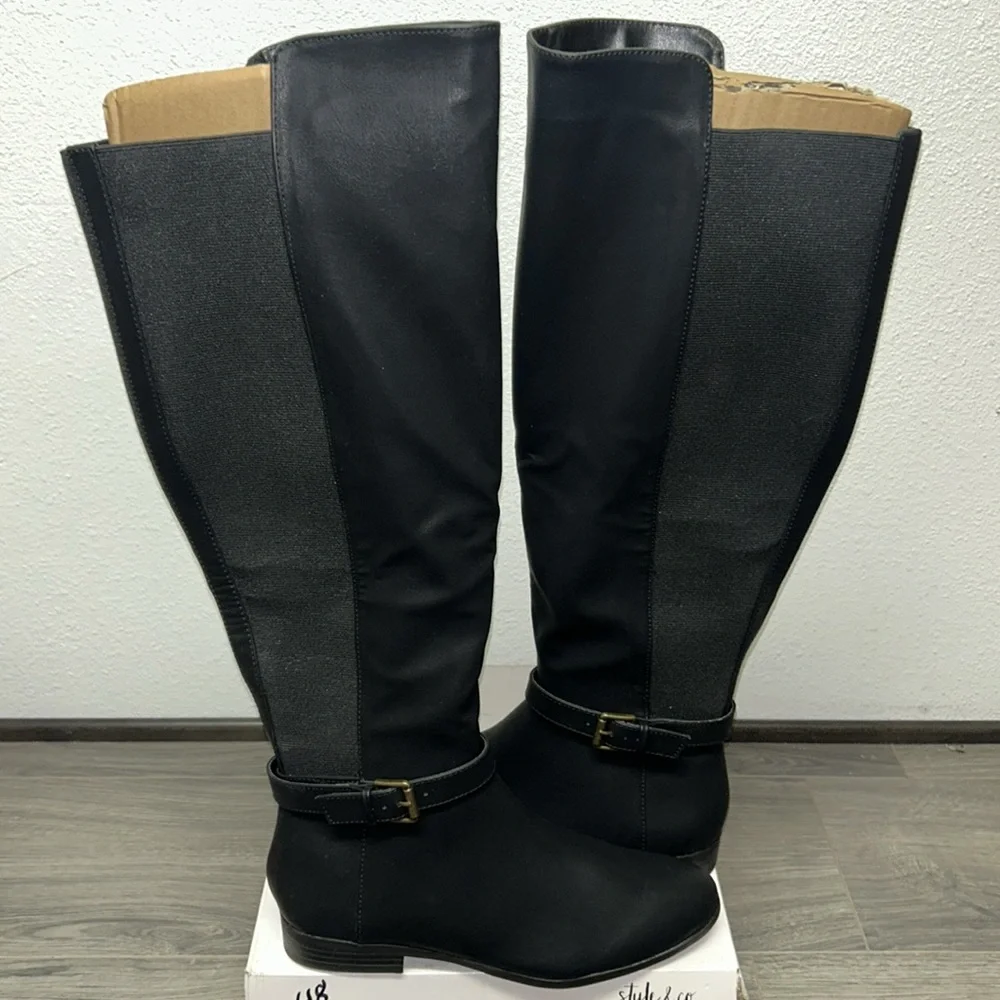 Style & Co. Womens Kimmball Solid Over-The-Knee Boots